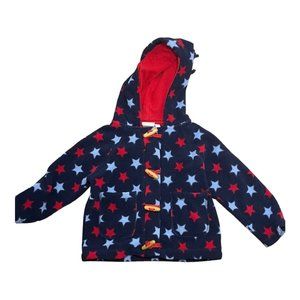 Jojo Maman Baby 1-2 year Hooded Fleece Toggle Jacket